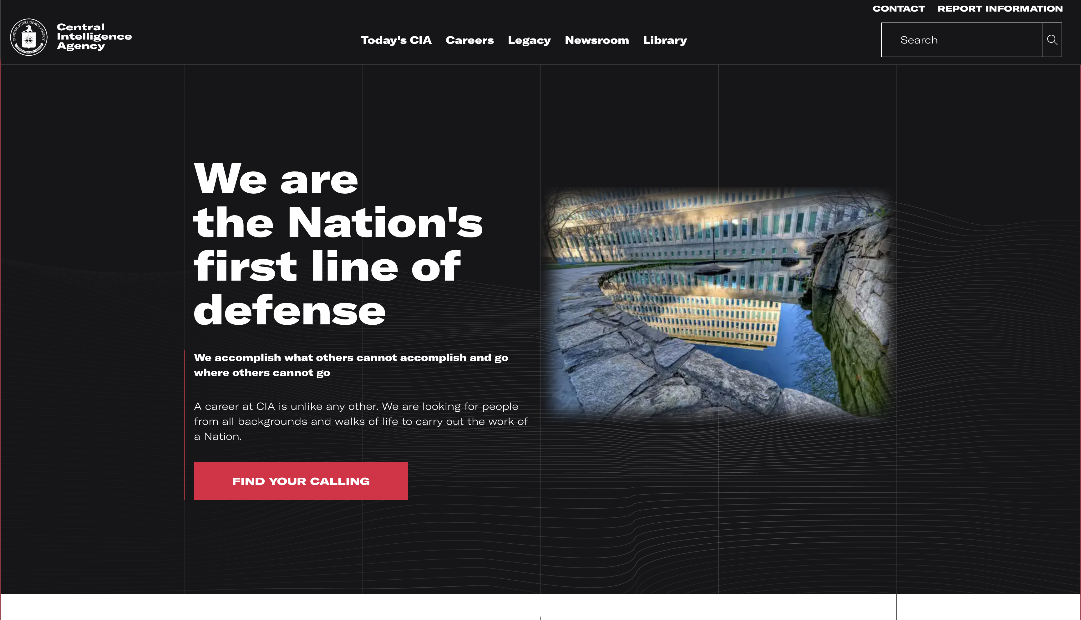 Официальный сайт ЦРУ